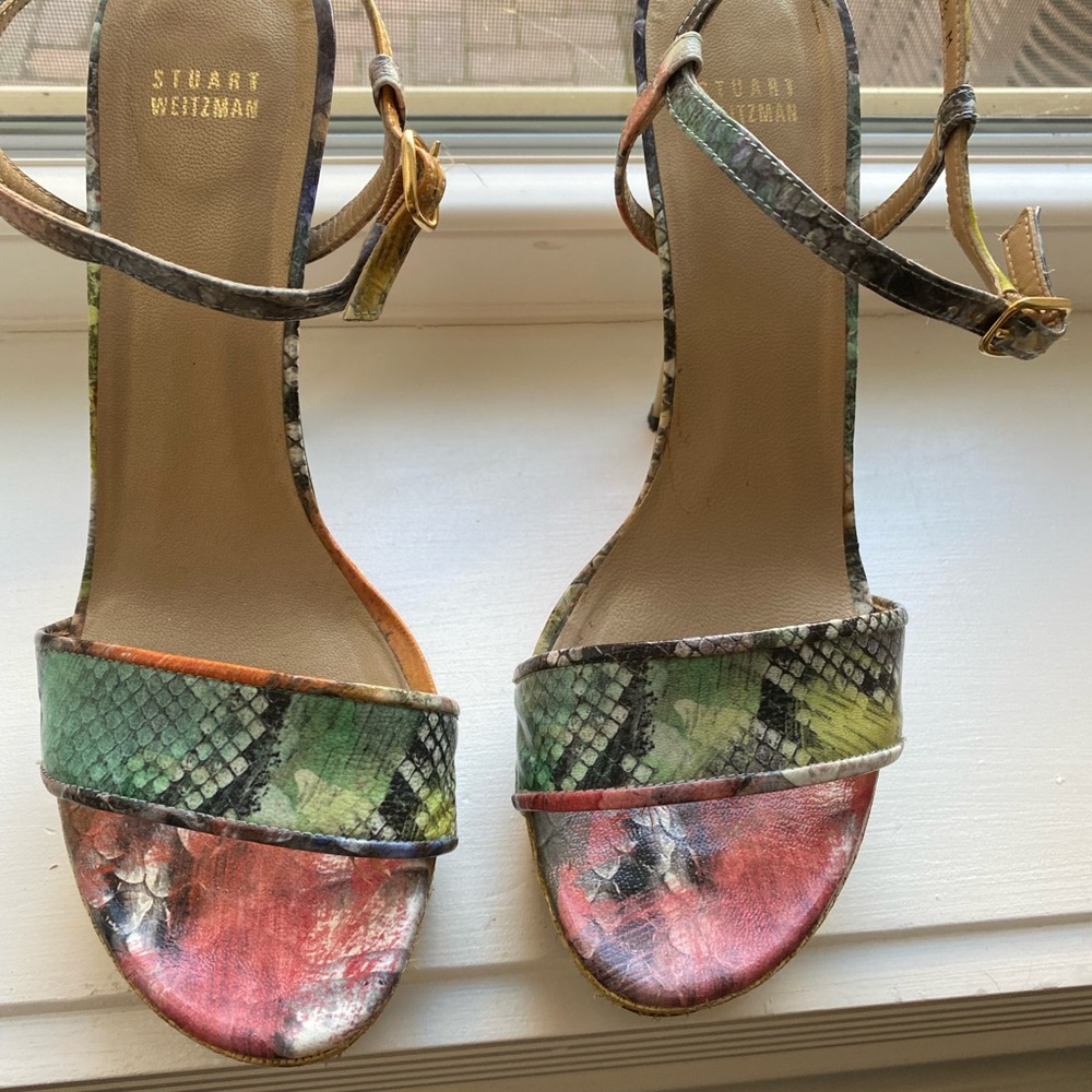 Stuart Weitzman Python Heels - image 1